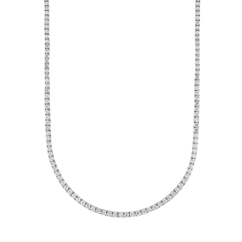 Graduated Diamond Tennis Necklace